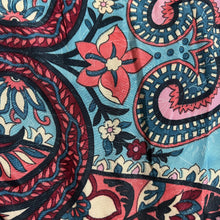 Load image into Gallery viewer, Short Dress | Blue Pink Paisley
